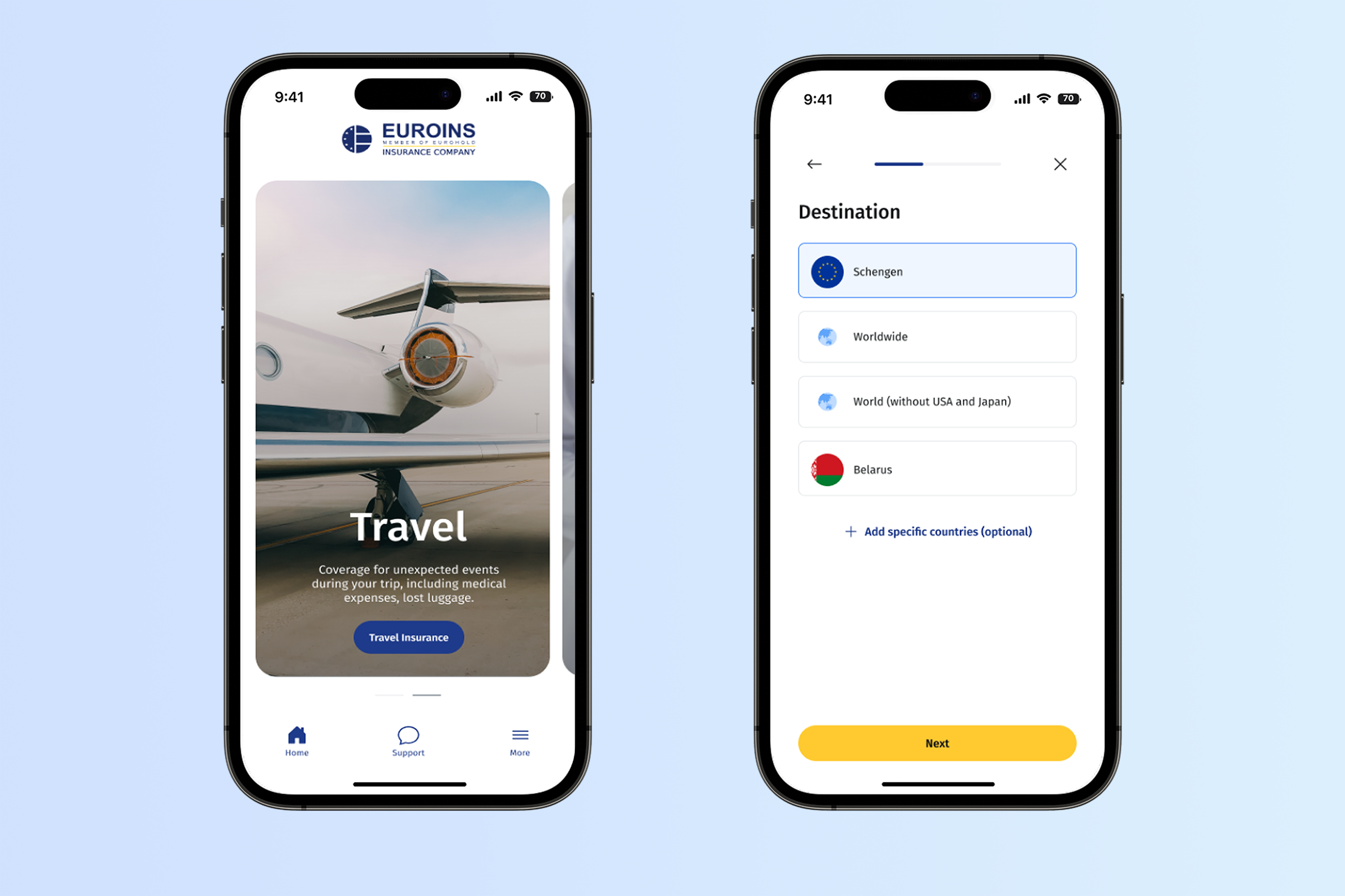 Euroins design case